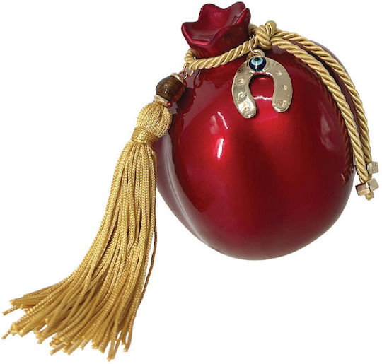Marhome de birou Amulet Rodie Roșu Ceramic 9.3x10.5cm 1buc 24-