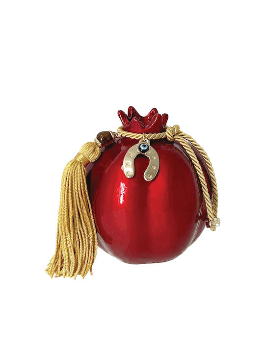 Marhome de birou Amulet Rodie Roșu Ceramic 9x10cm 1buc 24-