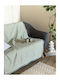 Palamaiki Della Three-Seater Sofa Throw Chenille 180x300cm Mint