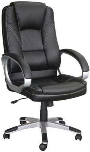 Karekla by Fragkoulakis Cf695 Executive Office Chair with Recline Black