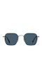 Tommy Hilfiger Unisex Γυαλιά Ηλίου με Ασημί Μεταλλικό Σκελετό και Μπλε Φακό