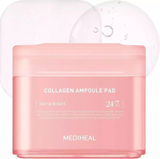 Mediheal Εμποτισμένα Δισκία Κολλαγόνου Collagen Ampoule Pads 100τμχ