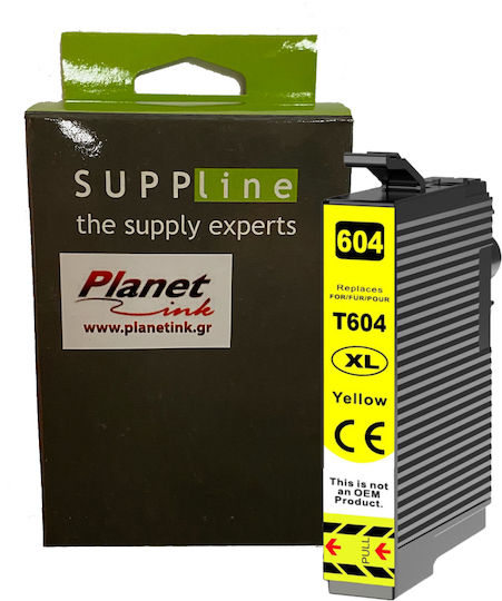 Planetink Cartuș de cerneală compatibil pentru imprimante InkJet Epson 604XL 10ml Galben 1buc