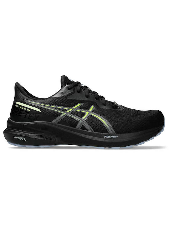 ASICS Gt-1000 13 Ανδρικά Αθλητικά Παπούτσια Running Αδιάβροχα με Μεμβράνη Gore-Tex Μαύρα