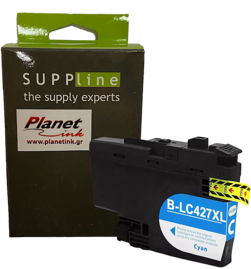 Planetink Συμβατό Μελάνι Εκτυπωτή InkJet Brother LC427XLC 51ml Κυανό 1τμχ