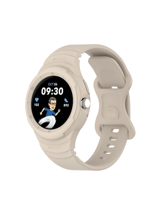 Techsuit Λουράκι Σιλικόνης Μπεζ (Google Pixel Watch 1 / 2 / 3 / 4 41mm)