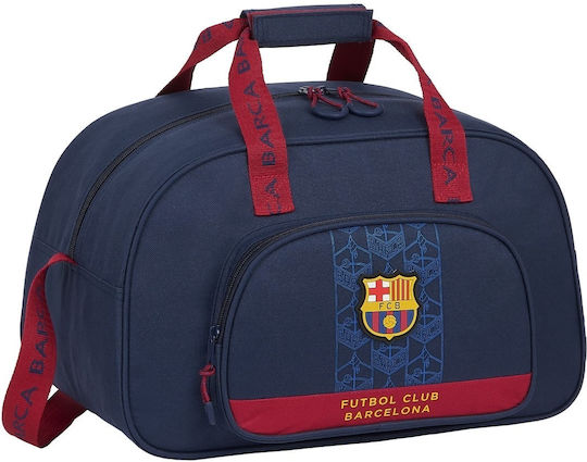 Safta Barcelona F.c Σακ Βουαγιάζ 22lt Μπλε Υφασμάτινο Μ40xΠ23xΥ24εκ.