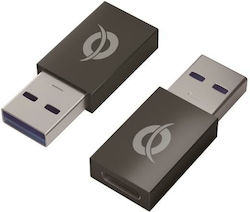 Conceptronic USB-A Masculin la USB-C Feminin 2 Bucăți Conceptronic USB-A Masculin la USB-C Feminin 2 Bucăți