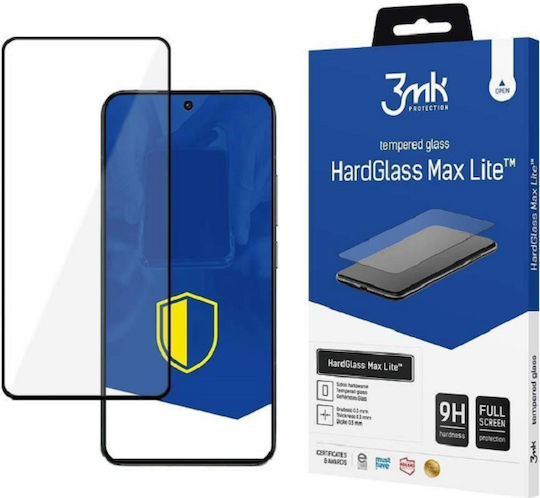 3MK Hardglass Max Lite Black 0.3mm Tempered Glass Μαύρο (Xiaomi 14T Pro - 3mk)