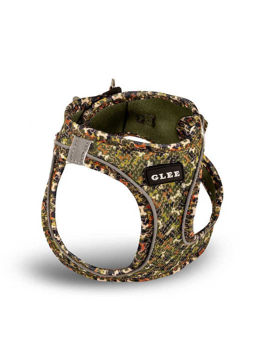 Glee Dog Harness Bones Saddle Type 3xsmall A:20-24cm B:24-28cm Brown