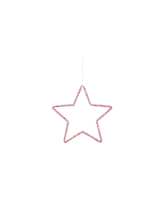 Pink Cream Star 25x25cm