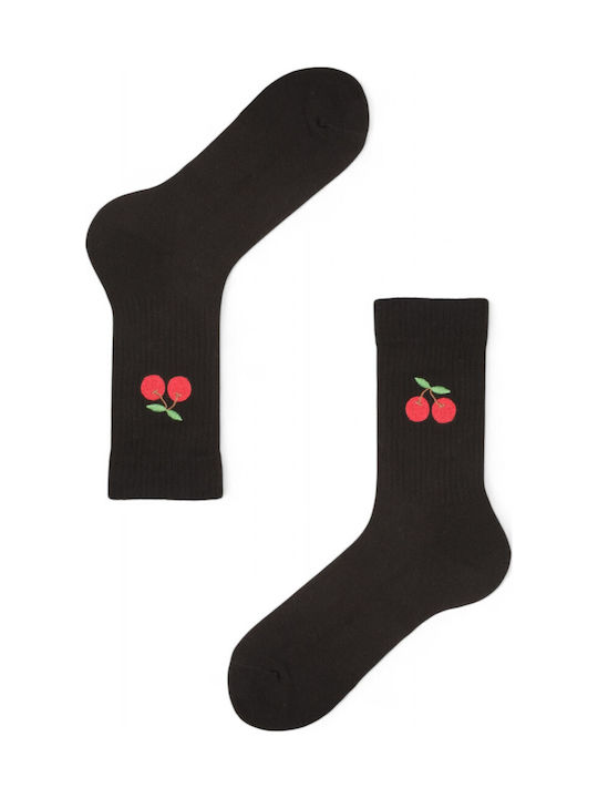 Soma Socks Γυναικείες Μονόχρωμες Κάλτσες Μαύρο