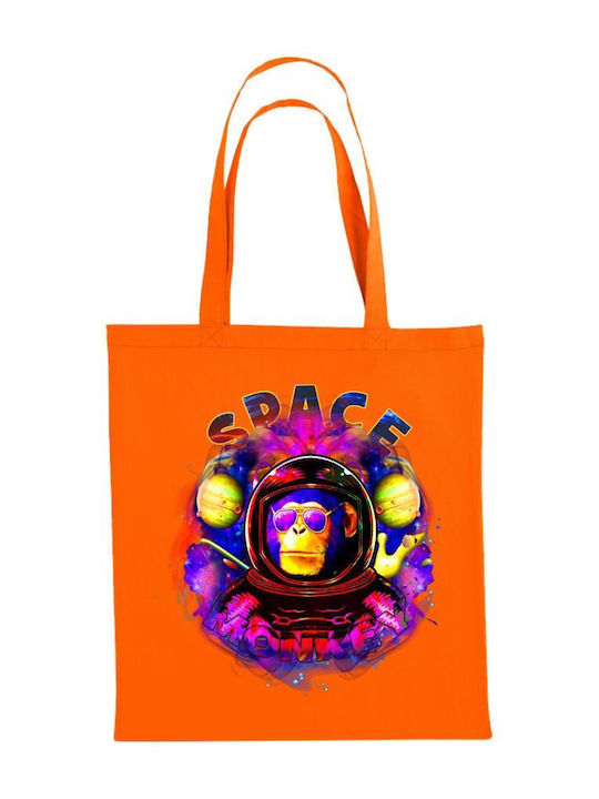 TKT Cotton Shopping Bag in Orange color