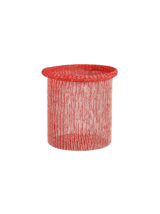 Atmosphera Christmas Bread Basket Fabric Red D32cm.
