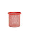Atmosphera Christmas Bread Basket Fabric Red D32cm.
