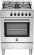 La Germania PRM66 40E X T GN Cooker 56lt with Natural Gas Hobs W60cm. Inox