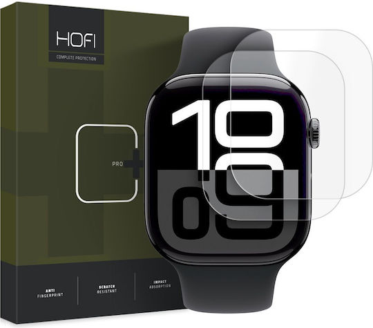 Hofi Hydroflex Pro+ Displayschutzfolie für das Apple Watch 10 (46 mm) 2Stück