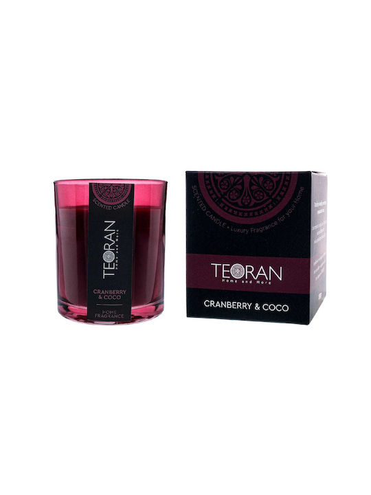 Teoran Aromatisches Kerze in Gefäß mit Kokosnuss Parfüm 130gr