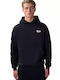 Sweatshirt mit Kapuze Jet Schwarz