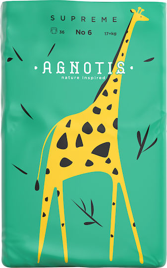 Agnotis Πάνες με Αυτοκόλλητο Supreme No. 6 για 17+kg 36τμχ