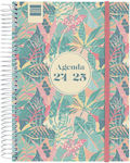 Finocam Exotic Daily Spiral Agenda 2025 15.5x21.2cm