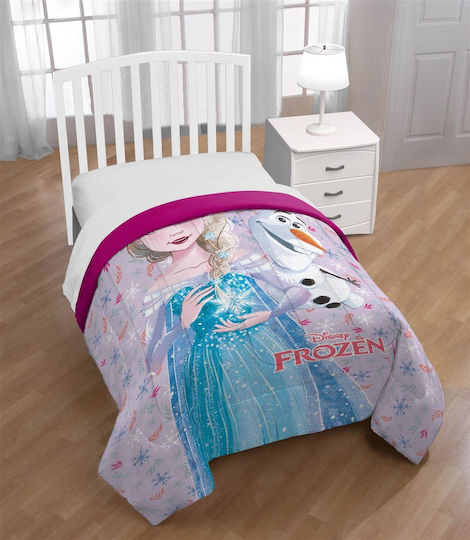 Disney Pătură pentru copii Single cu Umplutură Microfiber Frozen 45 Lilac Lilac 160x240buc