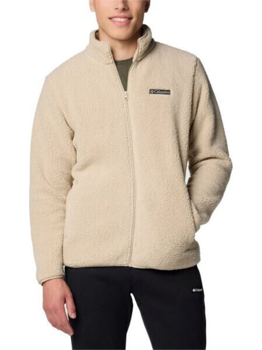 Rugged Ridge Iii Full Ανδρική Ζακέτα Fleece Μπεζ