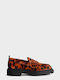 Damen Loafers in Orange Farbe