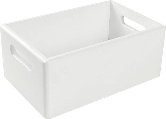 Creative Decorative Crate Garden Wooden 30cmx20cmx13cm JAN-CD-SN130-WHITE