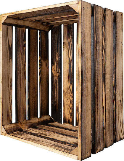 Creative Decorațiune Ladă de Grădină Lemn 50bucx40bucx30buc JAN-CD-SKRZYNKA-OPALANA-50x40x30