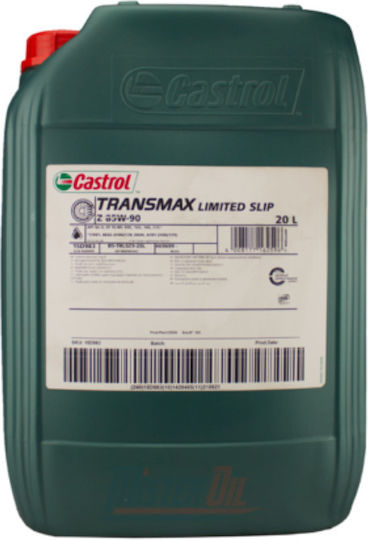 Castrol Transmax Z Limited Slip Βαλβολίνη Αυτοκινήτου για Διαφορικό 85W-90 20lt