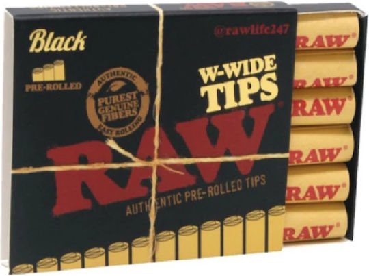 Τζιβανες Raw Black Ετοιμες Φαρδιες 18 Τεμ