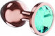 Plug-butt Plug Diamond Topaz Shine L Rose Gold