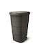 Prosperplast Kunststoff Mülleimer Schwarze 110lt