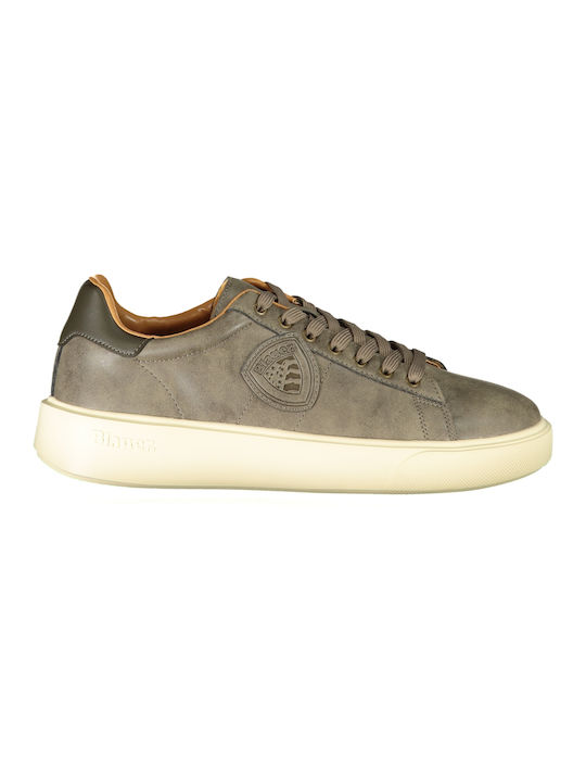 Blauer Sneakers Beige