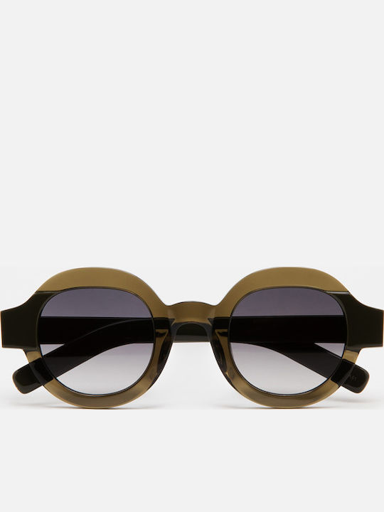 Kaleos Unisex Sunglasses with Green Plastic Fra...