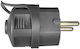 Elvhx Stecker Männlich Schuko Schwarz