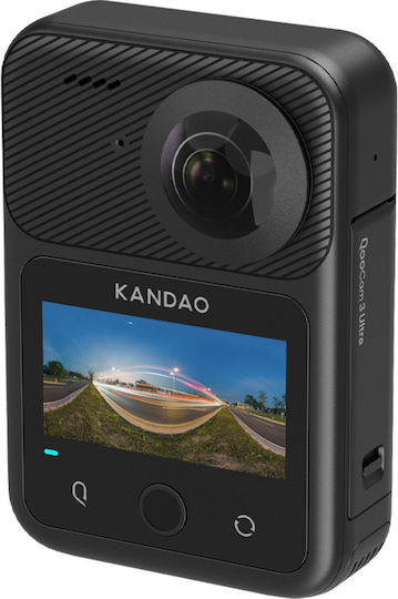 Kandao QooCam 3 Ultra Action Camera 8K Λήψης 360° Μαύρη