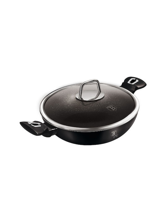 Granite Wok 30cm Berlinger Haus Bh-7113 Black Silver