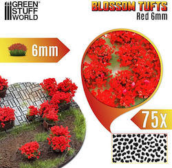 Blossom Tuft Red 6mm