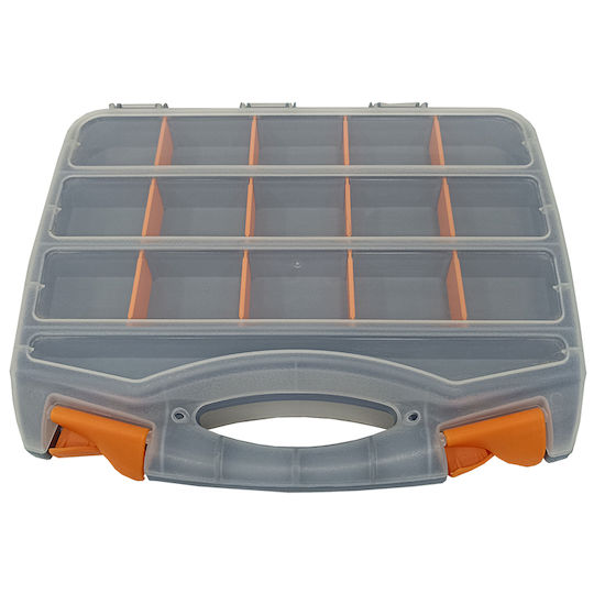 Ταμπακιέρα Εργαλείων με Ρυθμιζόμενα Χωρίσματα 31.5x26x7.5εκ.