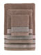 Palamaiki Towel Set 3 Pcs 30x50 50x90 70x140 Bela Taupe
