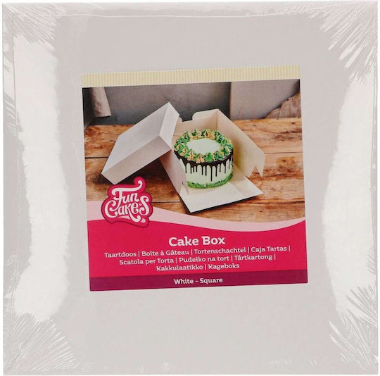 Fun Cakes Disposable Pastry Shop Paper Box 25x25x15cm
