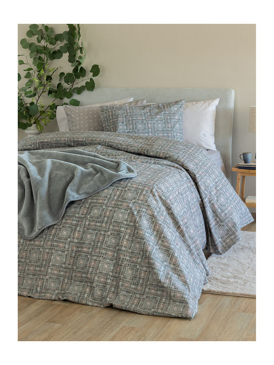 Palamaiki Sheet Sets Queen Flannel 240x265cm. Fb0228 FB0228 4pcs