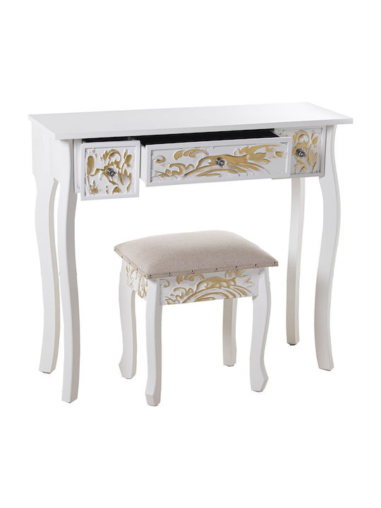 Wooden Makeup Dressing Table White xx