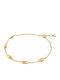 Michael Kors Astor Link Women's Bracelet made of Silver Gold Plated
