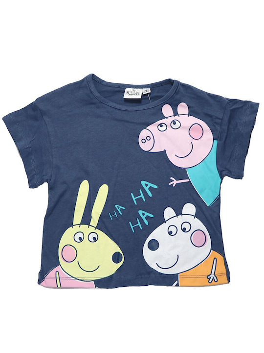 Kids' Shirt Short Sleeve Dark Blue