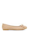 Damen Ballerinas in Beige Farbe