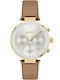Boss Majesty Women's Watch with Brown Leather Strap