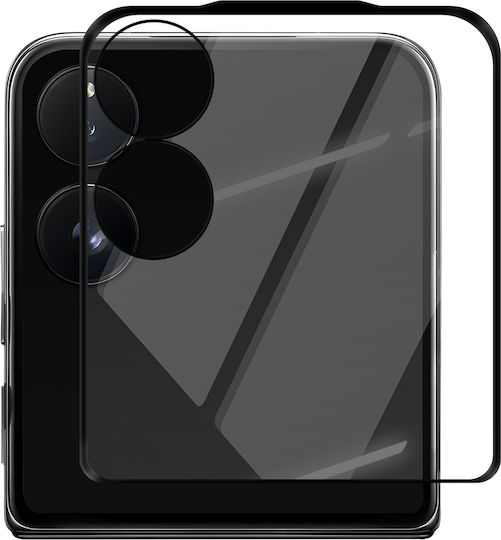 Avizar Panzerglas Xiaomi Mix Flip Externer Bildschirmschutz Schwarz